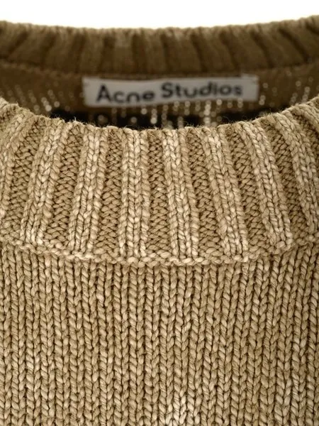 Acne Studios  |Crew Neck Street Style Long Sleeves Plain Cotton Logo