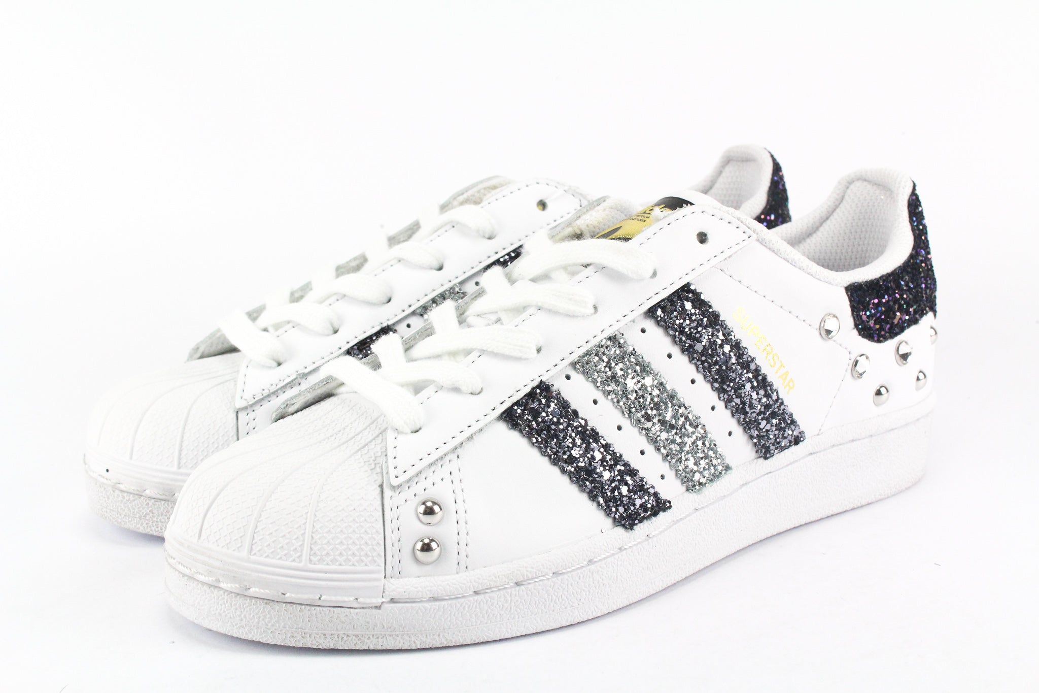 Adidas Superstar Black Iris Glitter & Strass