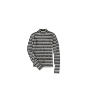 Aeropostale Womens Heathered Stripe Pullover Sweater