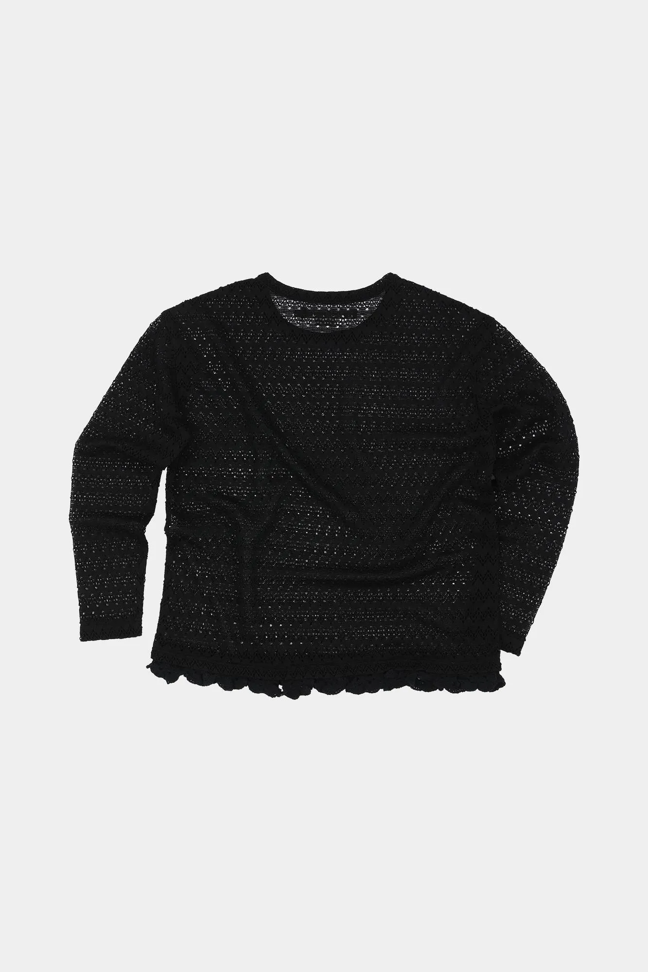 ANDERSSON BELL  |Nylon Street Style U-Neck Long Sleeves Plain Sweaters