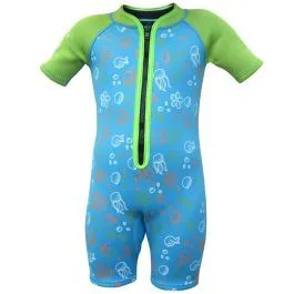 Australian Board Company Baby Shorty 3/2mm Summer Wetsuit - Blue/Green