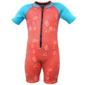 Australian Board Company Baby Shorty 3/2mm Summer Wetsuit - Red/Blue