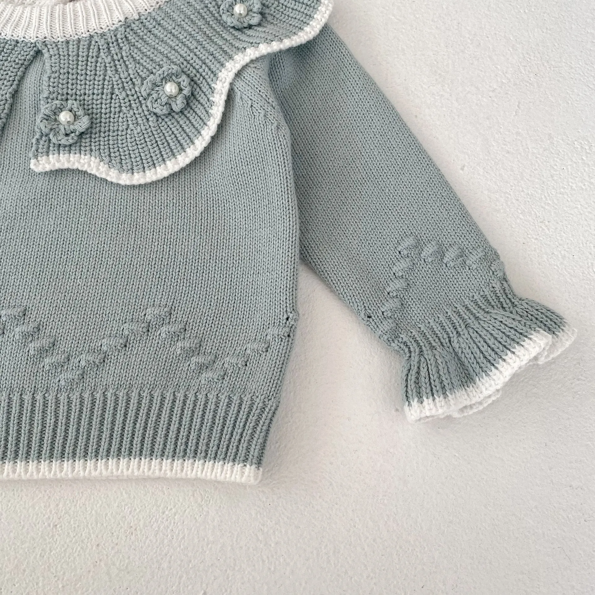 Baby Kid Girls Solid Color Sweaters Wholesale 230828304