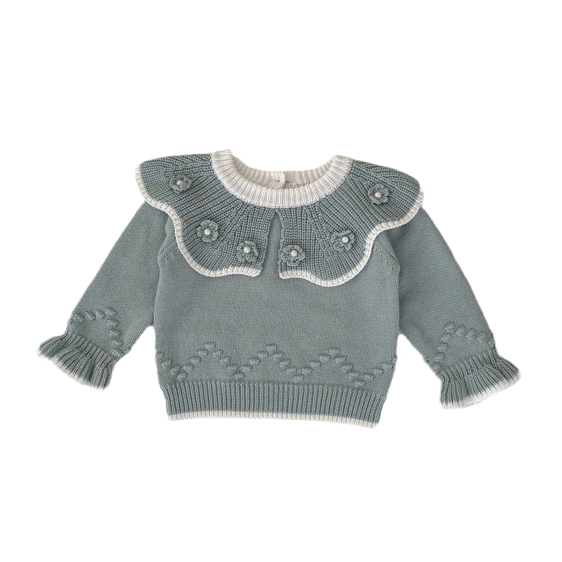 Baby Kid Girls Solid Color Sweaters Wholesale 230828304