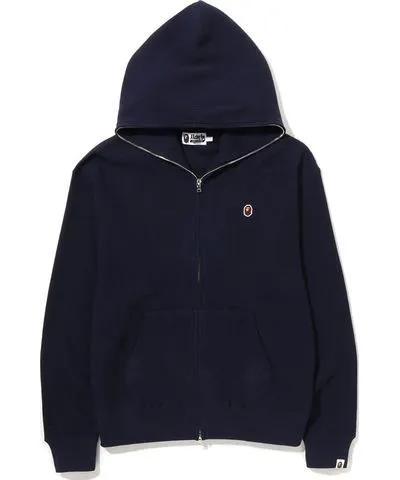 BAPE Ape Head One Point Thermal Relaxed Fit Full Zip Hoodie Mens