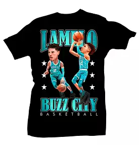 Buzz City Lamelo Ball Black Tee