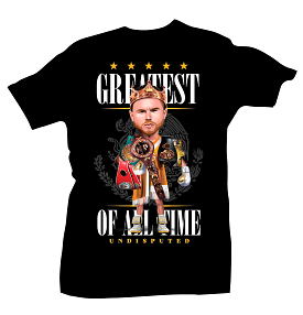 Canelo Goat  Black Tee