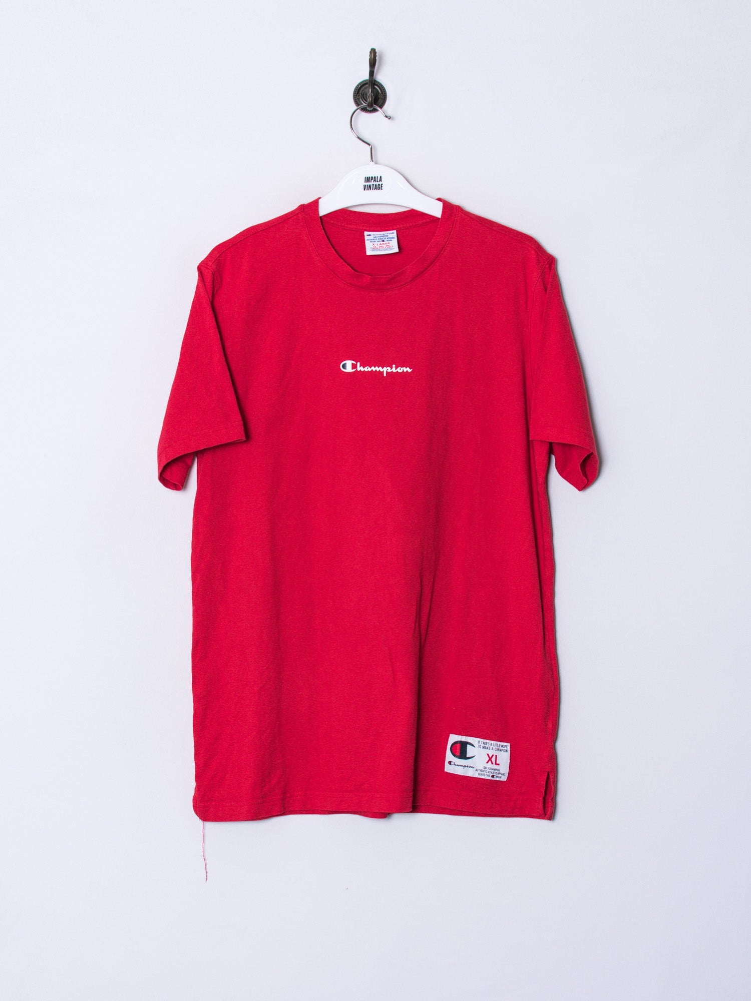 Champion Red Cotton Tee