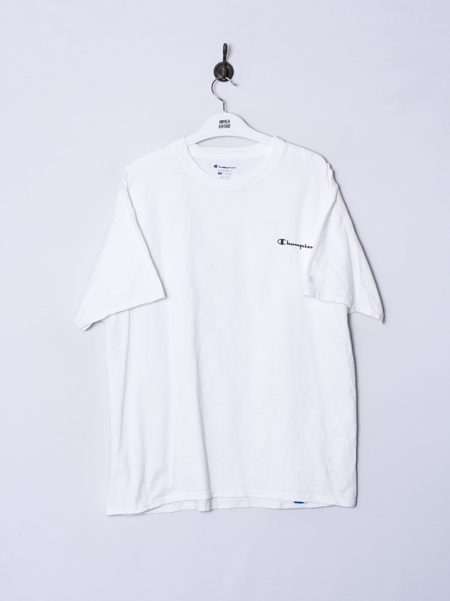 Champion White Cotton Tee