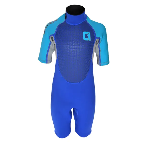 Circle One Faze 3/2mm Kids (Toddler) Summer Shorty Wetsuit 2024 - Blue