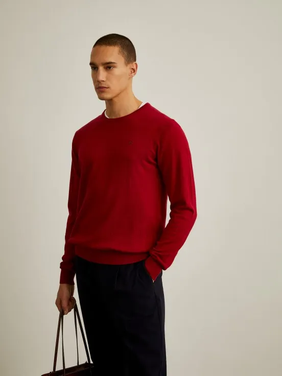 Cotton and cashmere sweater