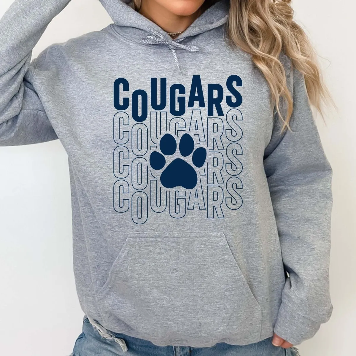 Cougars Repeat with Solid Paw Hoodies - Hunt Club Elementary