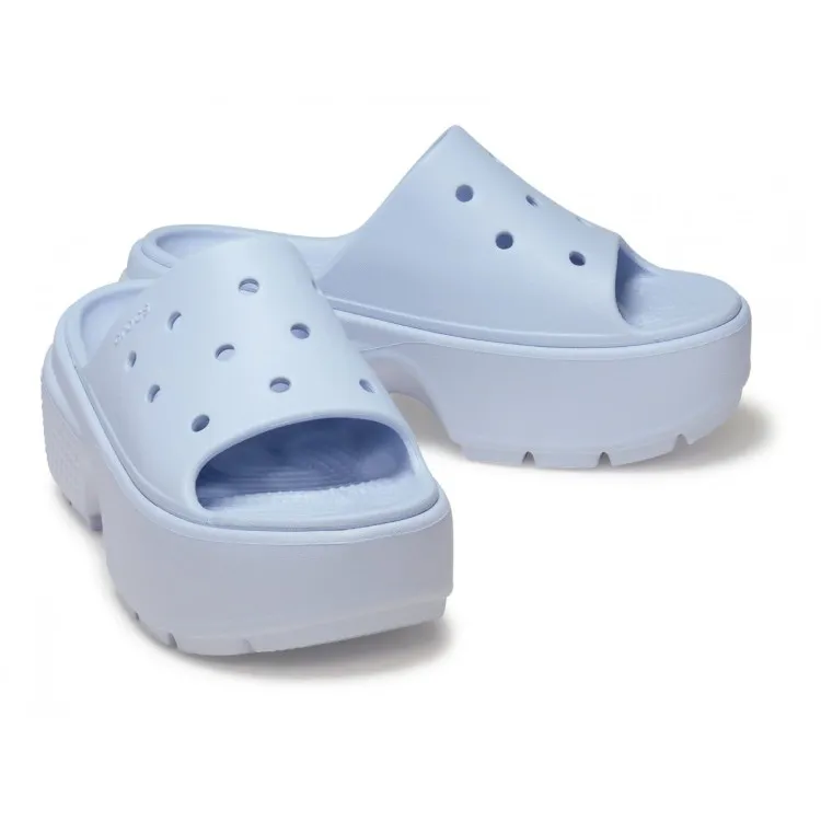 Crocs Classic Platform 209346 Stomp Slide Lilla