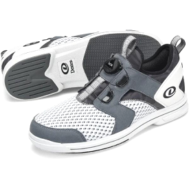 Dexter Mens DexLite Pro BOA White/Grey Right Hand Bowling Shoes