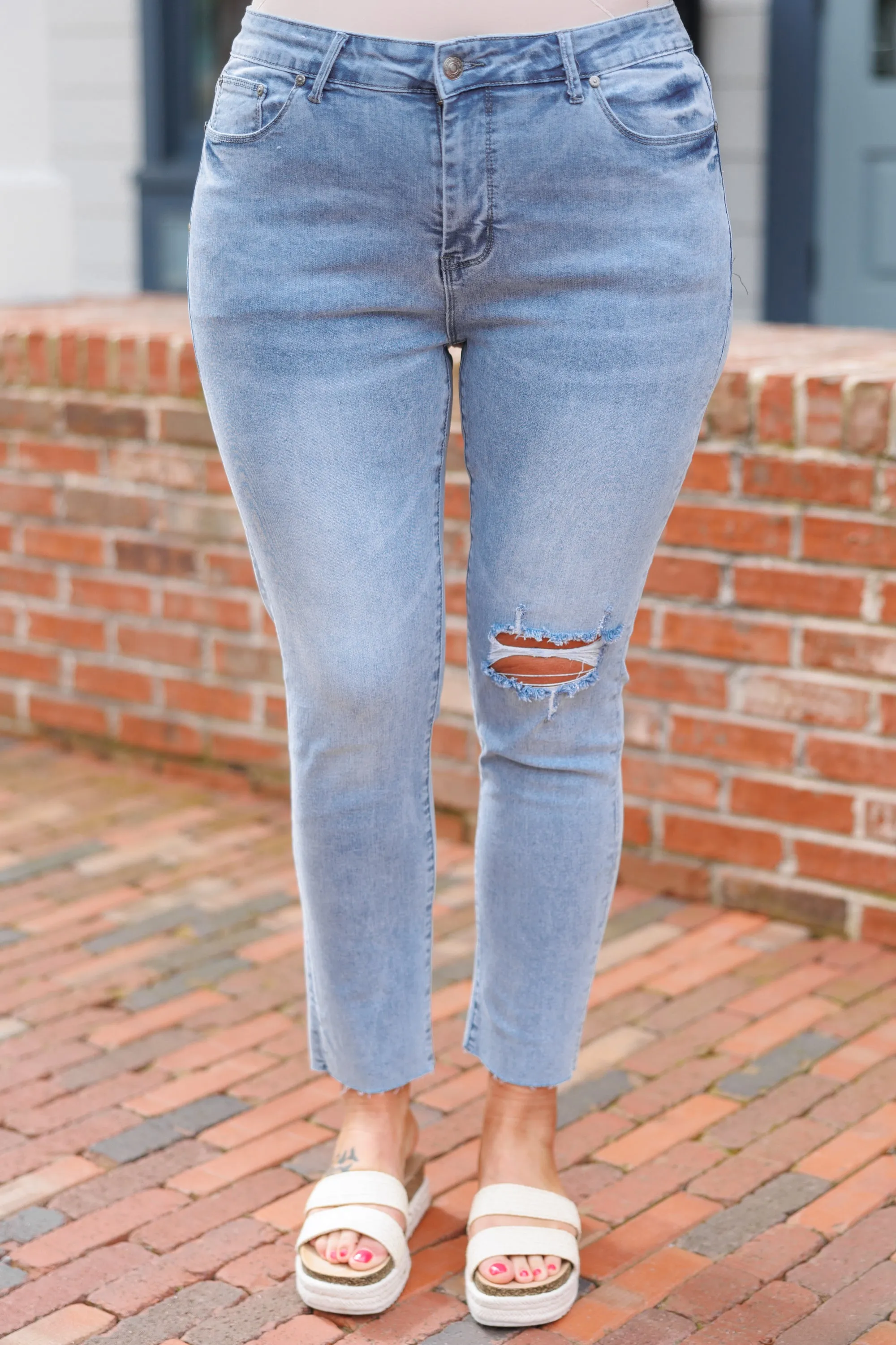 Easy Everyday Essential Skinny Jeans, Light Wash