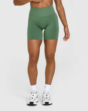 Effortless Seamless Shorts | Forest Green