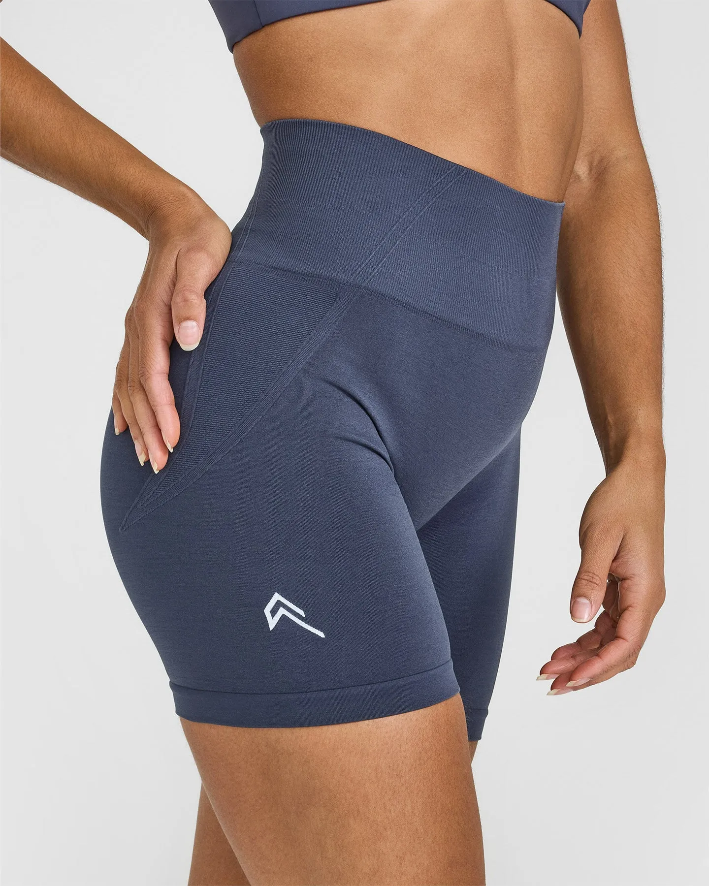 Effortless Seamless Shorts | True Blue