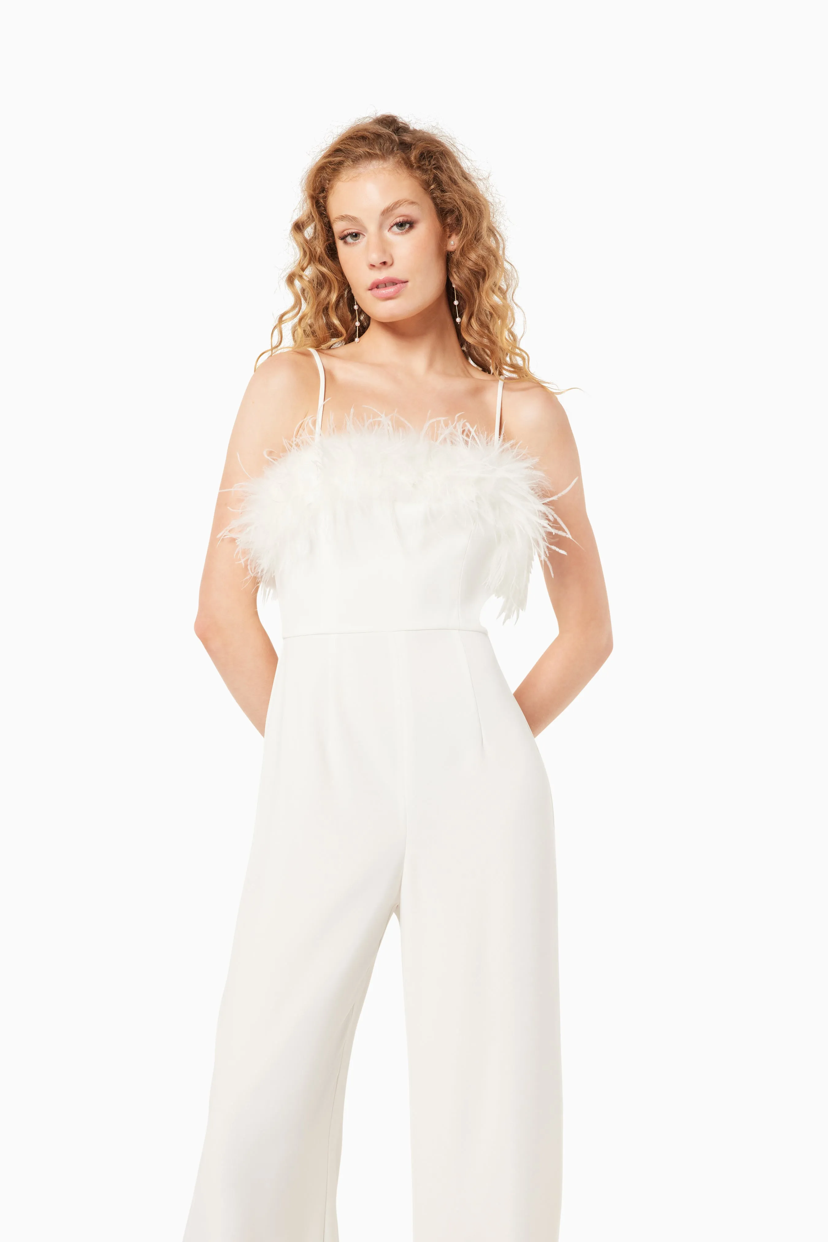 Elliatt Collective Isolde Jumpsuit - White