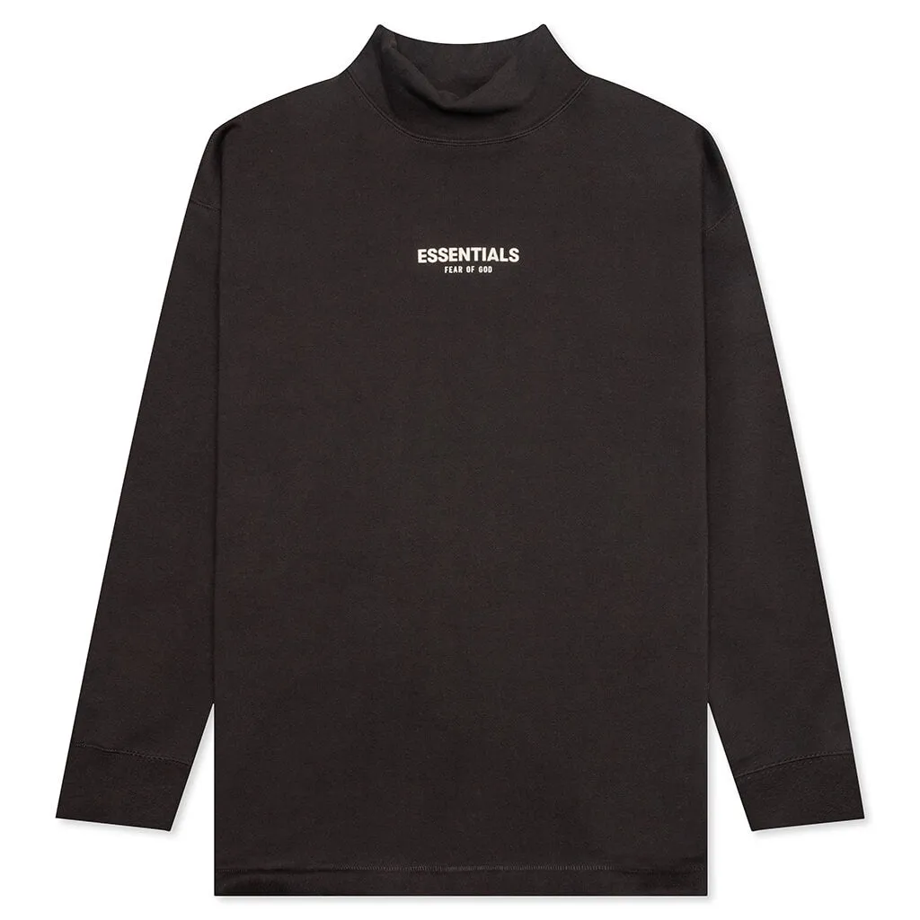 Essentials Relaxed Mockneck - Iron