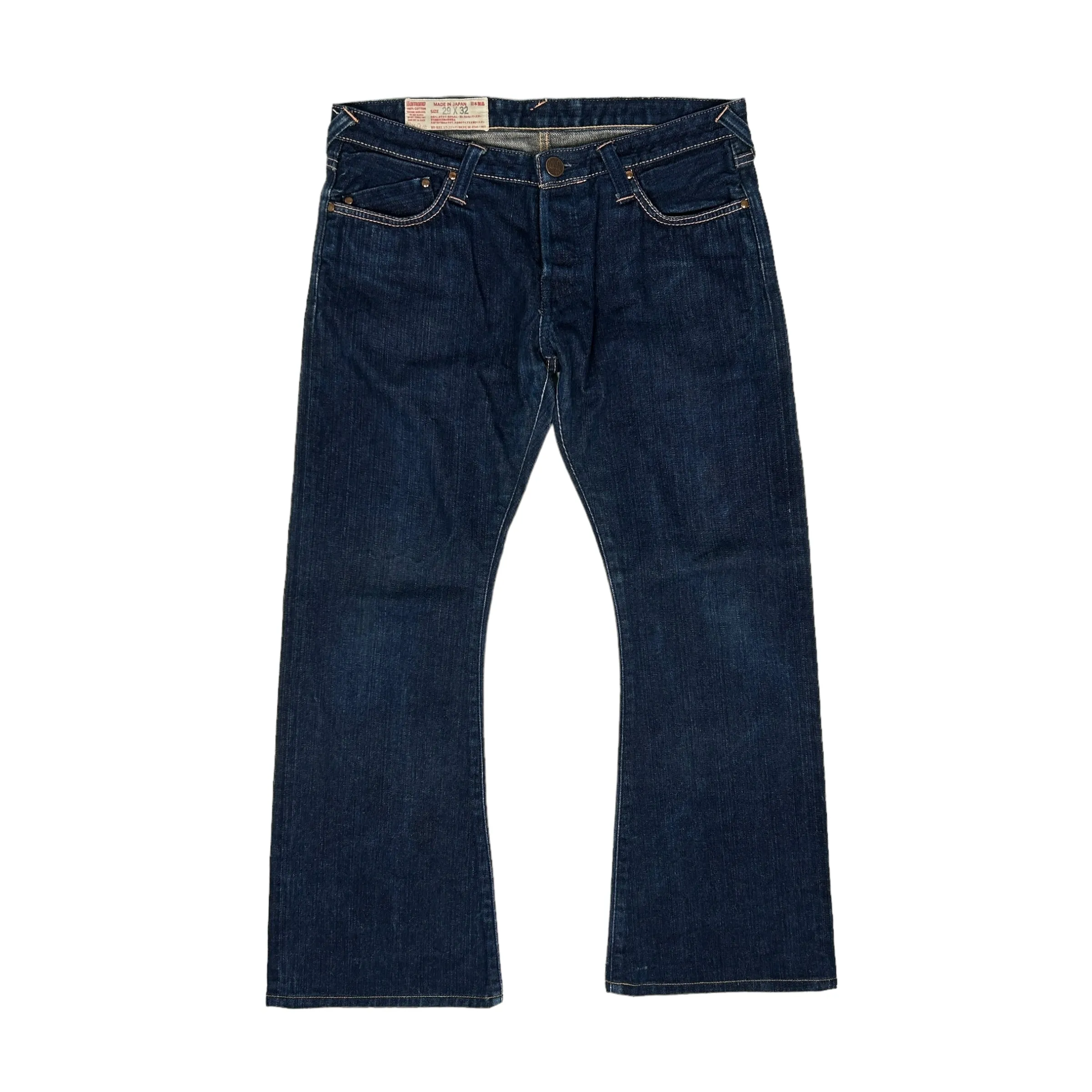 EVISU ORANGE FLARE DAICOCK JEANS