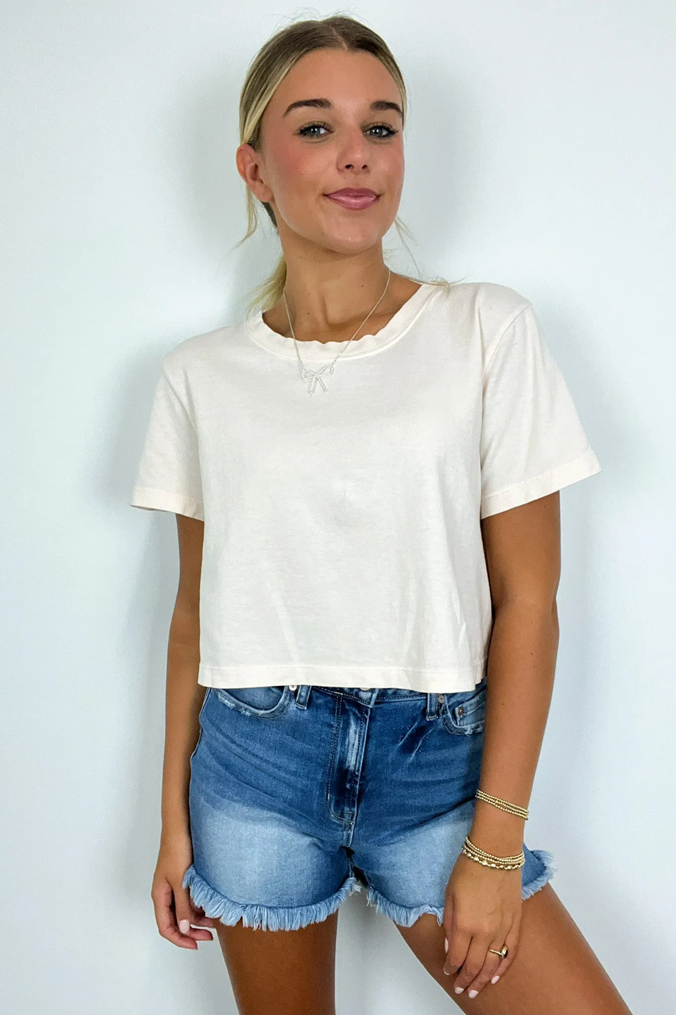 Feeling Cute Relaxed Cropped Tee