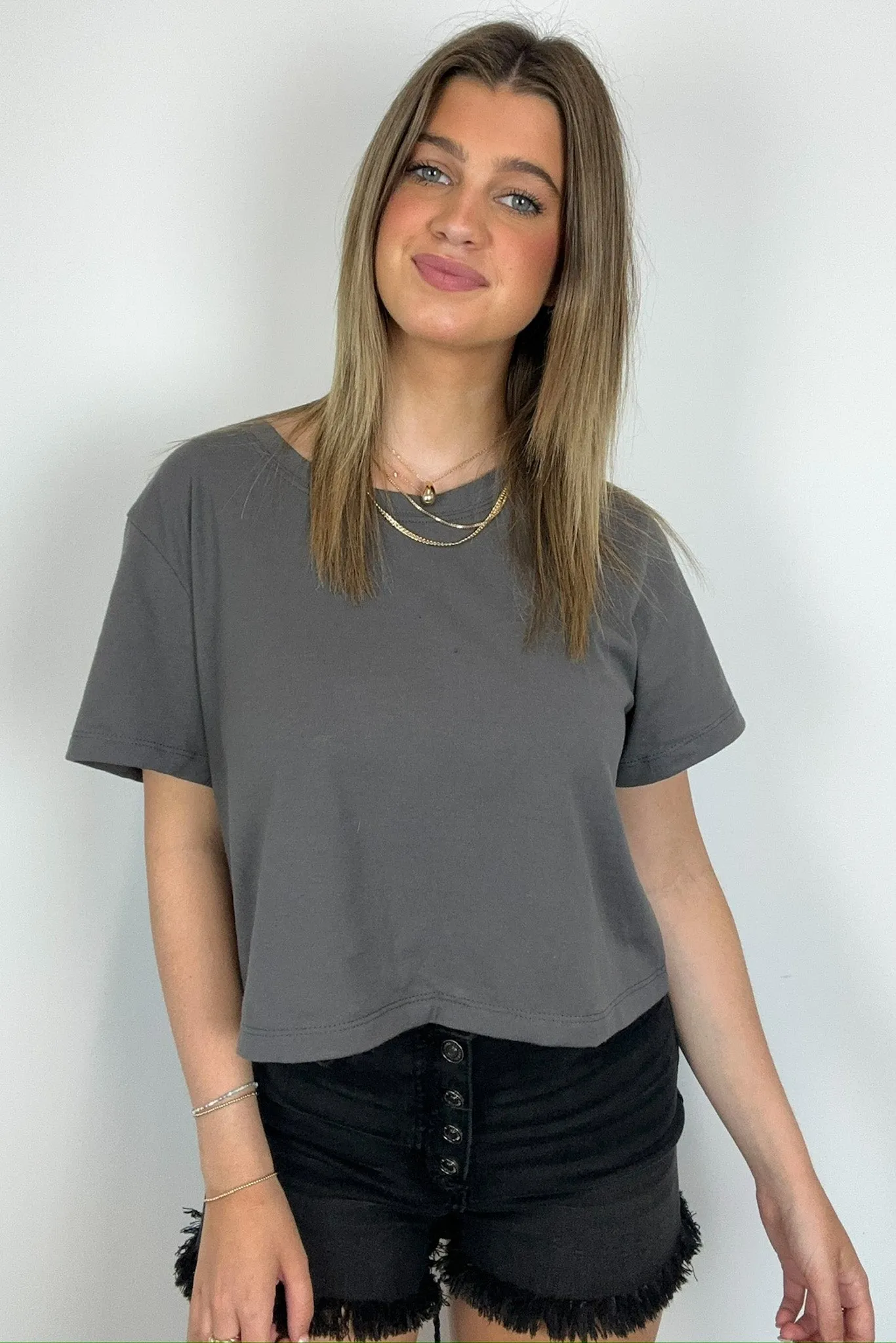 Feeling Cute Relaxed Cropped Tee