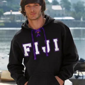 FIJI Hockey Lace Hoodie - J8830 - TWILL