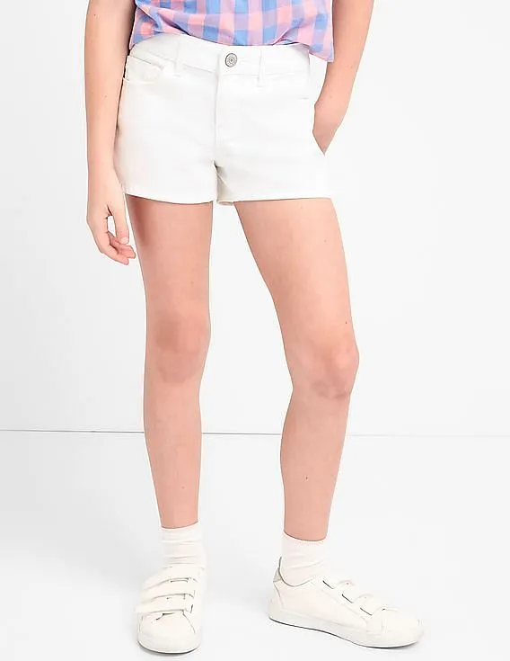 GAP Girls White 2.5" Shorty Shorts