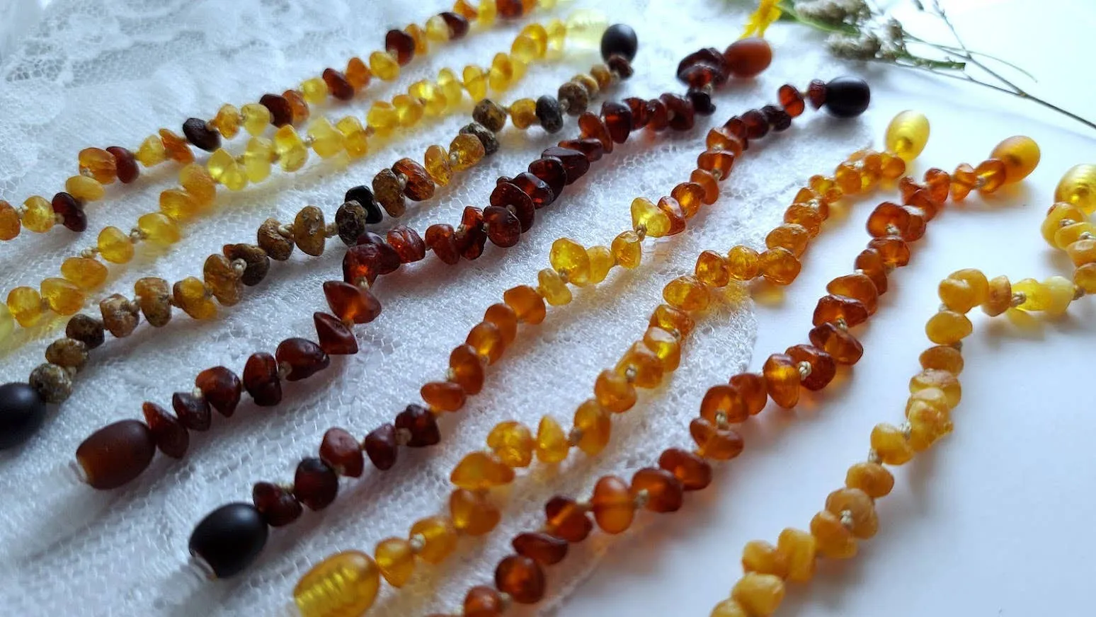 Gorgeous Raw Lemon Baltic Amber Necklace w/ Tag Cert GIA 