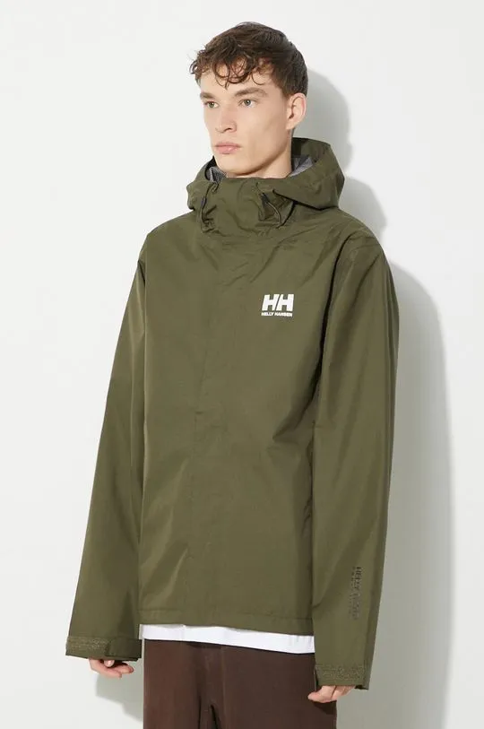 Helly Hansen jacket men’s green color