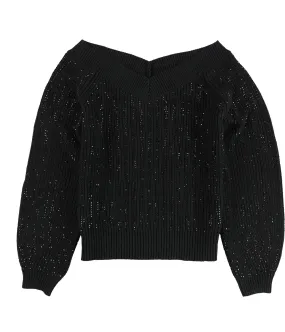 I-N-C Womens Embellished Pullover Sweater, TW14