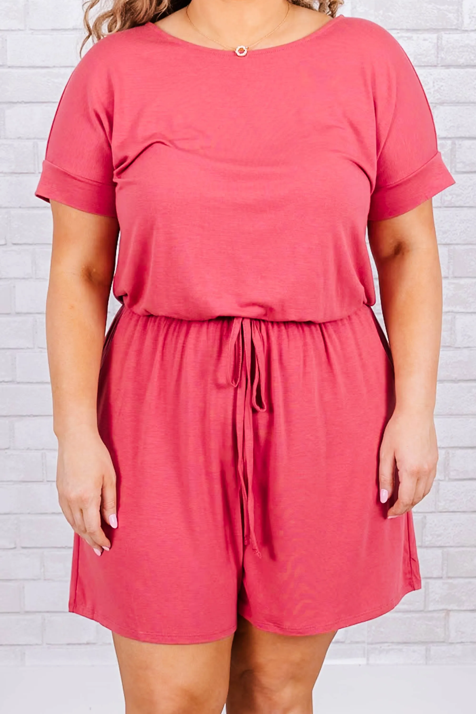 In A Hurry Romper, Rose