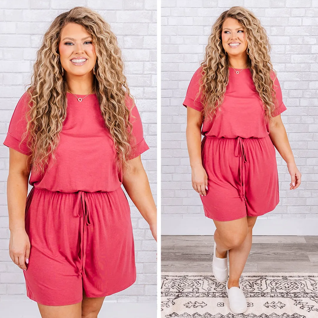 In A Hurry Romper, Rose