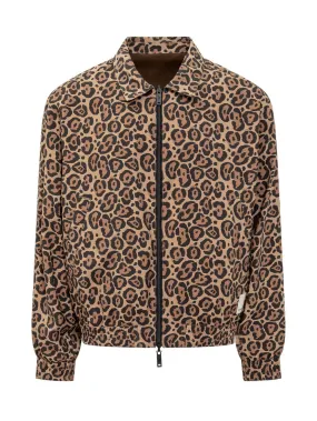 Jacket with Animal Print