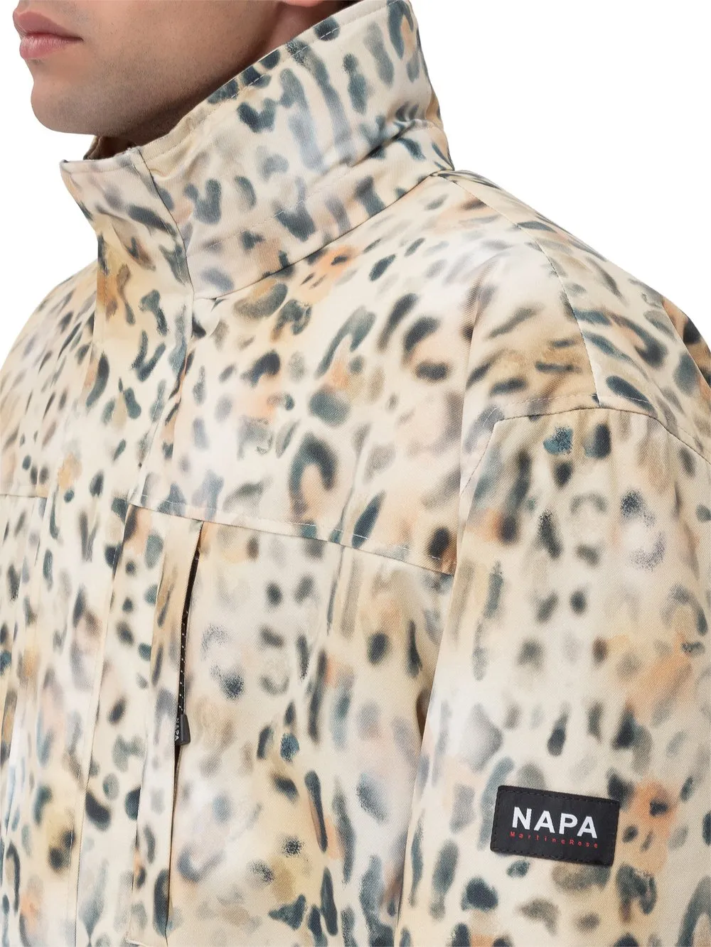 Jacket with Leopard-Skin Print