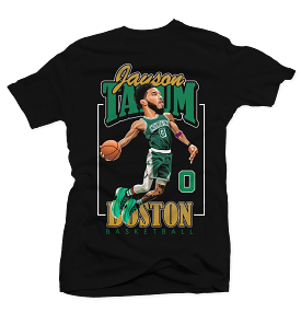 Jayson Tatum Dunk Black Tee