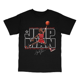 JMP Man Jordan Black Tee