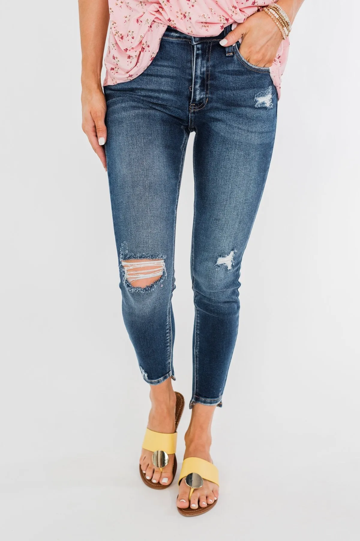 KanCan Ankle Skinny Jeans- Clarissa Wash