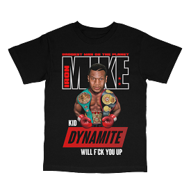 Kid Dynamite Mike Tyson Black Tee