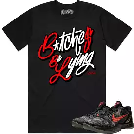 Kobe 6 Italian Camo 6s Shirt to Match - RED BBL