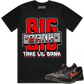 Kobe 6 Italian Camo 6s Shirt to Match - RED BIG BANK