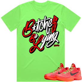 Kobe 6 Reverse Grinch 6s Shirt to Match - RED BBL