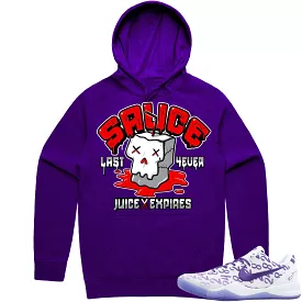 Kobe 8 Court Purple 8s Hoodie to Match - RED SAUCE