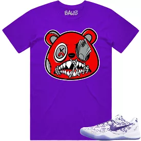 Kobe 8 Court Purple 8s Shirt to Match - ANGRY MONEY TALKS BAWS