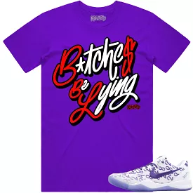 Kobe 8 Court Purple 8s Shirt to Match - RED BBL