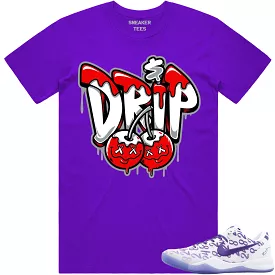 Kobe 8 Court Purple 8s Shirt to Match - RED MONEY DRIP