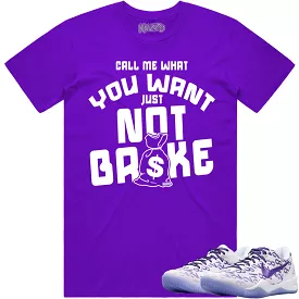 Kobe 8 Court Purple Shirt to Match - NOT BROKE