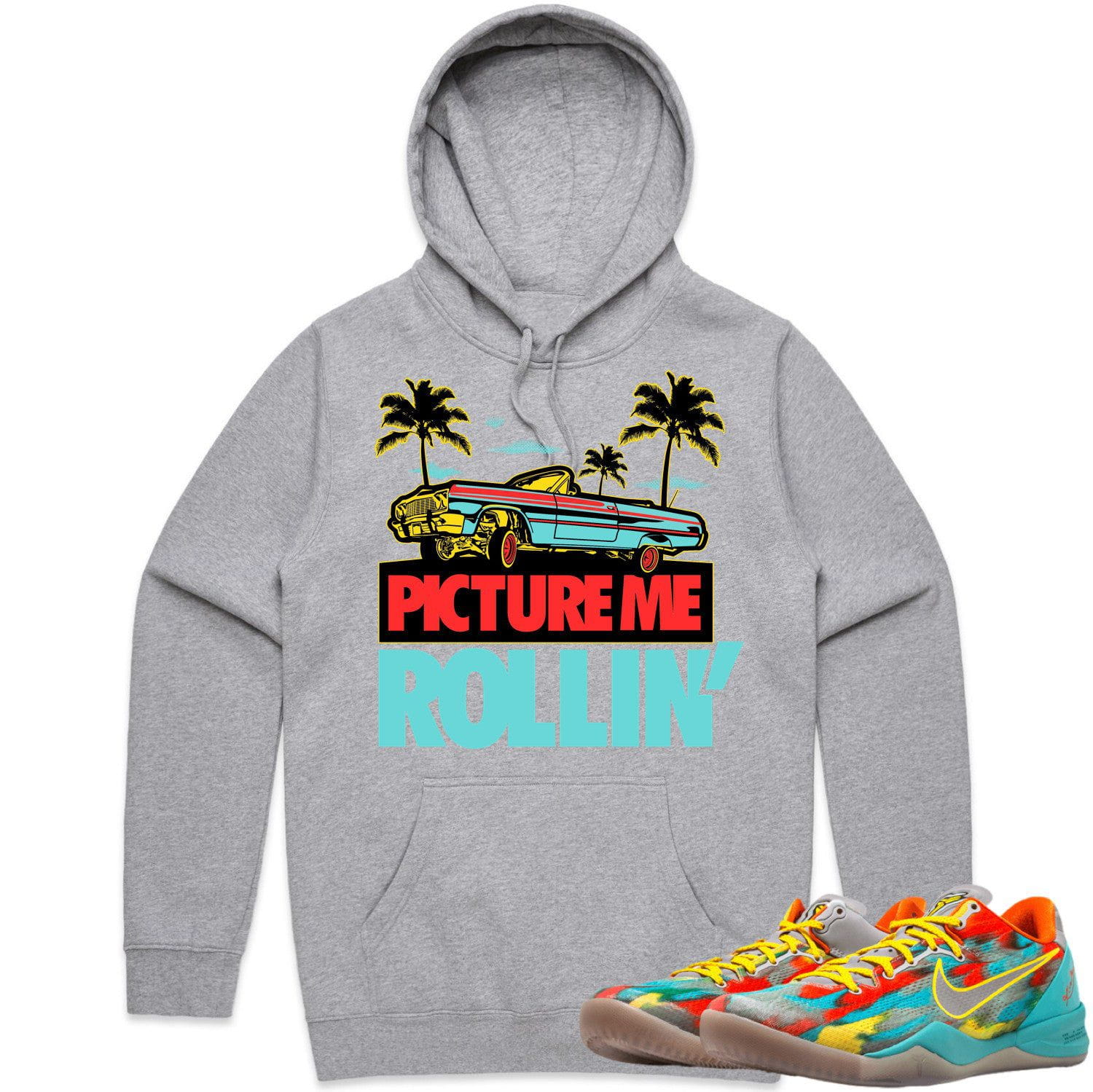 Kobe 8 Venice 8s Hoodie to Match - VENICE PMR