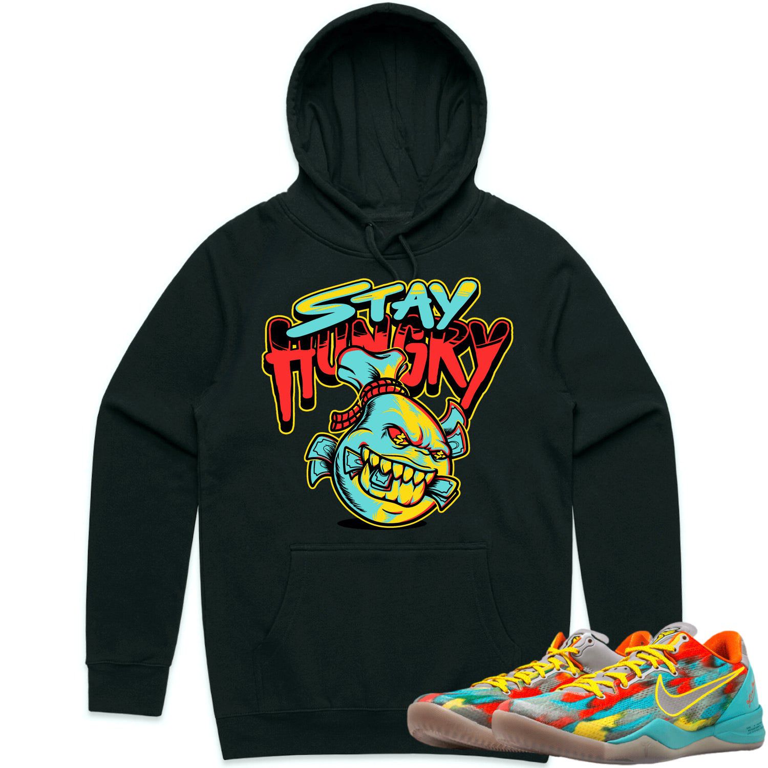 Kobe 8 Venice 8s Hoodie to Match - VENICE STAY HUNGRY