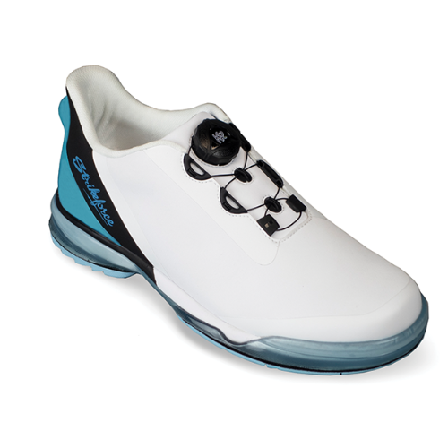 KR Strikeforce TPC Hype Unisex Left Hand White/Black/Sky Bowling Shoes